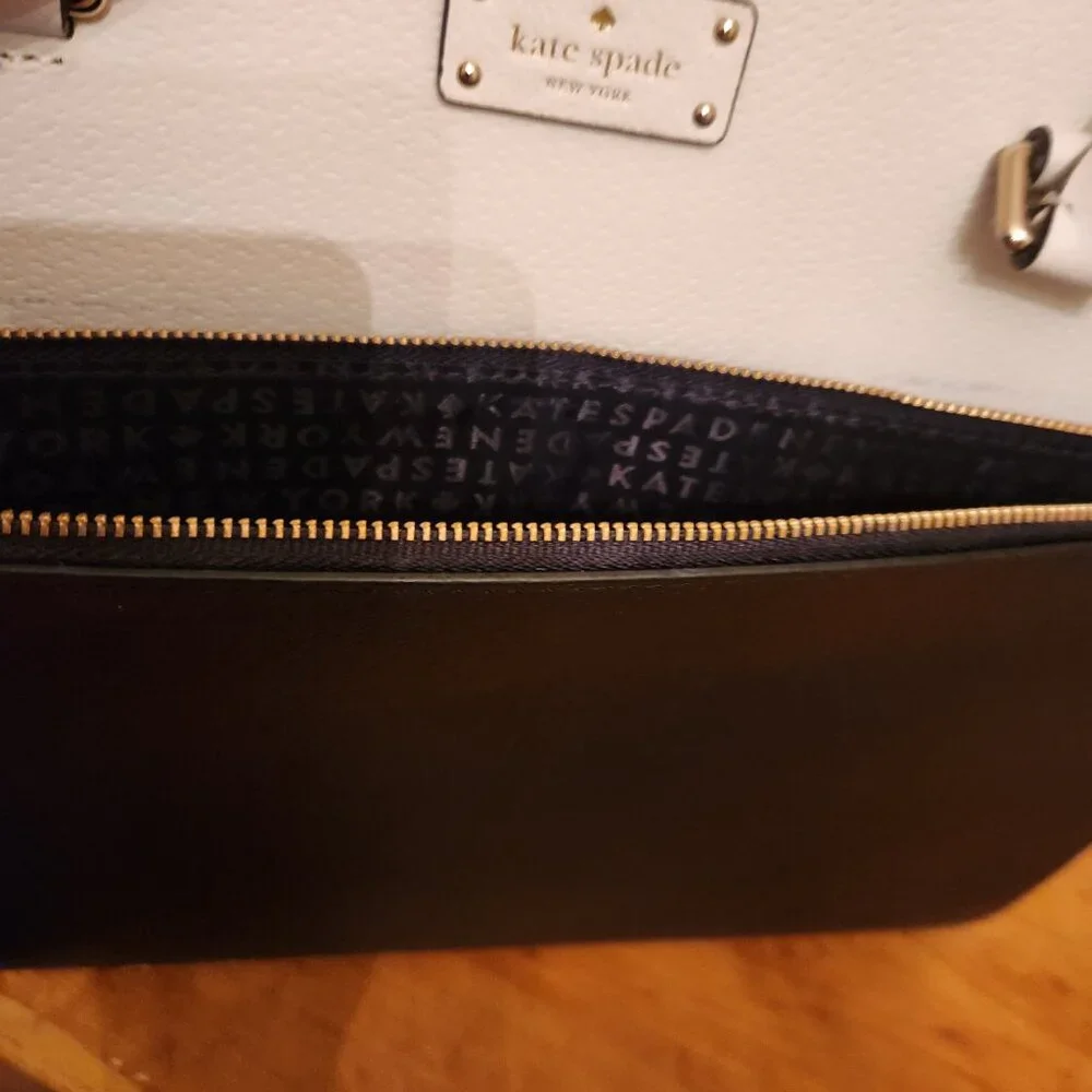 Kate Spade NY Grove Street Black Leather Tote Bag